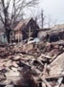  Три частных дома полностью уничтожены пожаром в результате обстрела ВСУ севера Горловки 