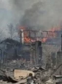  За выходные в поселке Зайцево в результате обстрелов ВСУ сгорело два дома