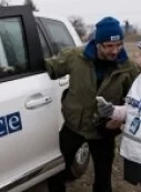 Представители ОБСЕ прибыли на место гибели мирного жителя в Киевском районе Донецка
