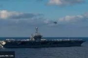 США опубликовали видео учебной стрельбы Ирана около американского корабля